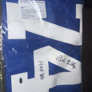 bob lilly autographed jersey.